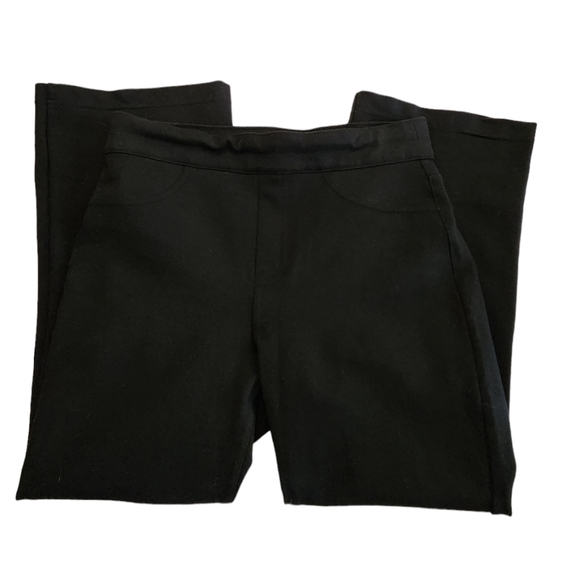 Spanx The Perfect Black Pant Cropped Flare Leg Ponte Size Medium - Picture 9 of 12